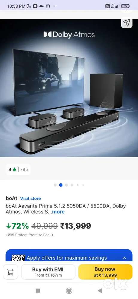 Dolby atmos soundbar