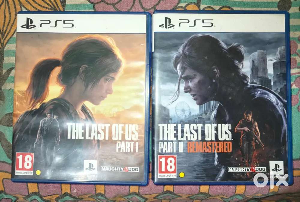 Last Of Us Part 1 & 2  Game Disc For PS5