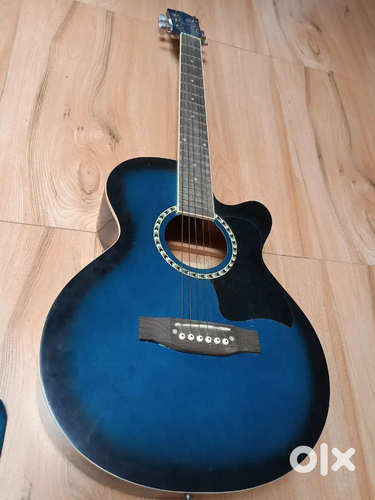 Guitar blue  colour