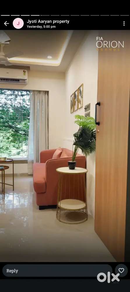 sale rent both option available  Acropolis fully furnished 1 BHK