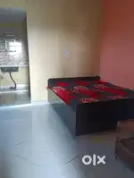 Bed, cooler, almirah, geyser, fan, inverter, gas cylinder,chair table