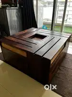 Center Table with 4 Seats  Coffee Table  Dining