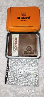 New leather wallet