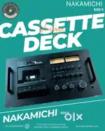 NAKAMICHI  600 II  CASSETTE DECK  CODE 9 AV STUDIO