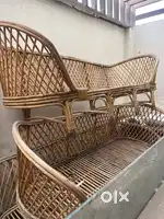 Cane furniture with sofa seat