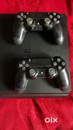 PS 4 slim 1 TB with 2 dualshock controllers