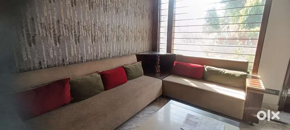 8 Seater wooden sofa