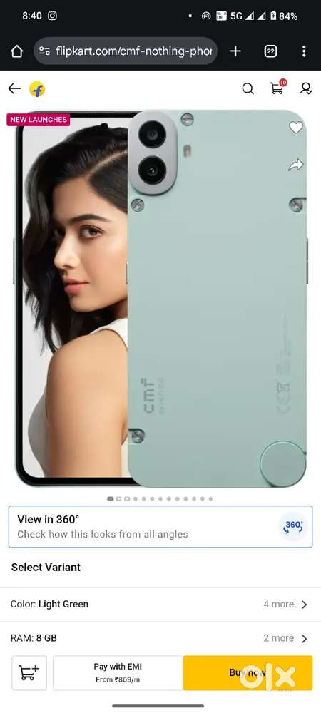 CMF phone 1. 8/128gb