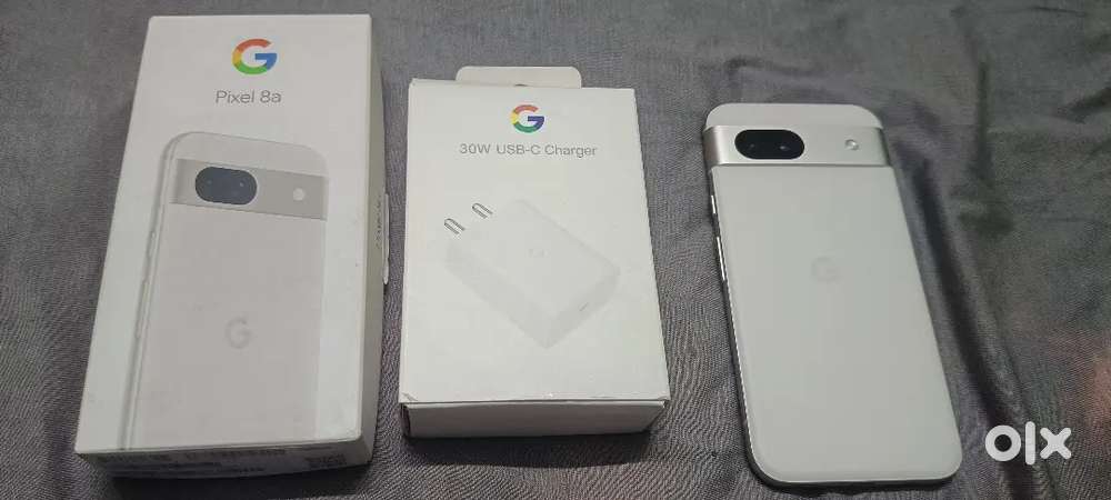Google pixel 8a 8-128  , 7months old bill , box &charger