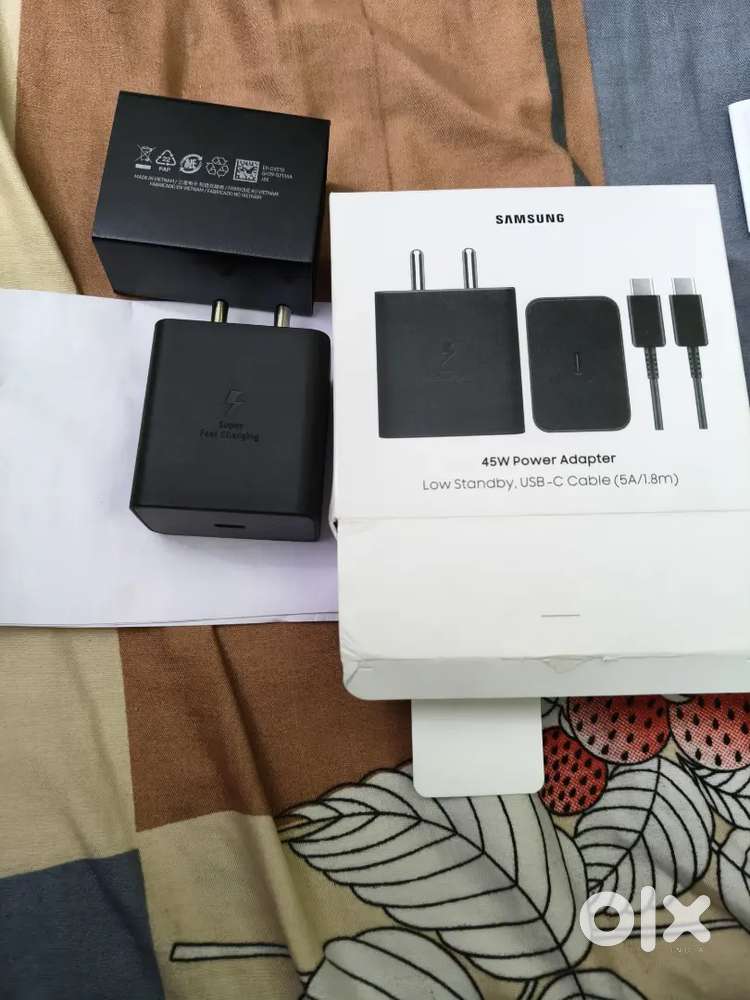 Samsung 45 watt original adapter with cable