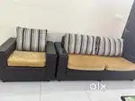 Large Fibre 3-1-1 Seated Sofa Set