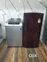 Videocon 5 star rating single door refrigerator and washing machine &;