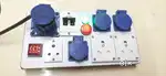 Extension Board Wooden Made Domestic 16A/32A/63A DJ Schuko Sockets
