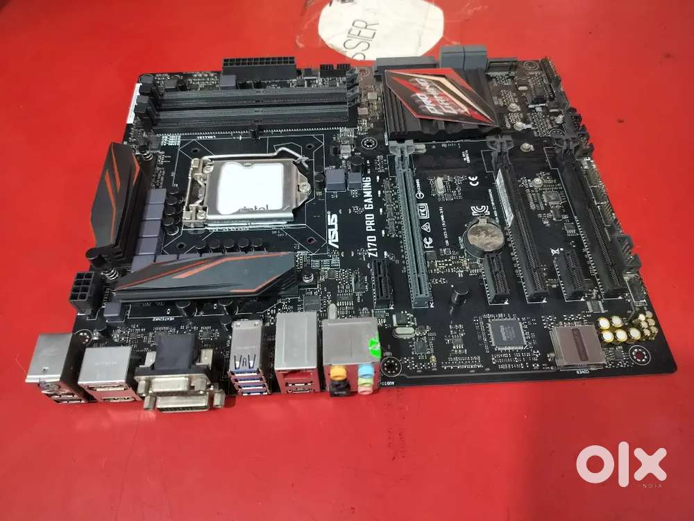 Asus Z170 pro gaming motherboard perfect working and new looking