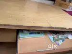 Computer table eith keyboard tray and CPu rack for sale.