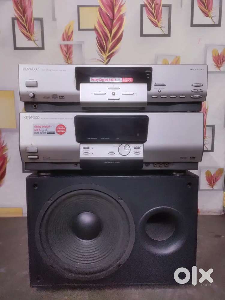 Kenwood set & jbl active subwoofer 10 inch