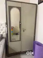 Almirah with locker and inside mirror n additional storage