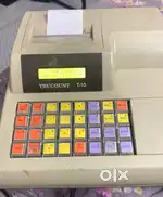 Billing machine with paper roll