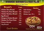Palav and nan veg curries chief and biryani master