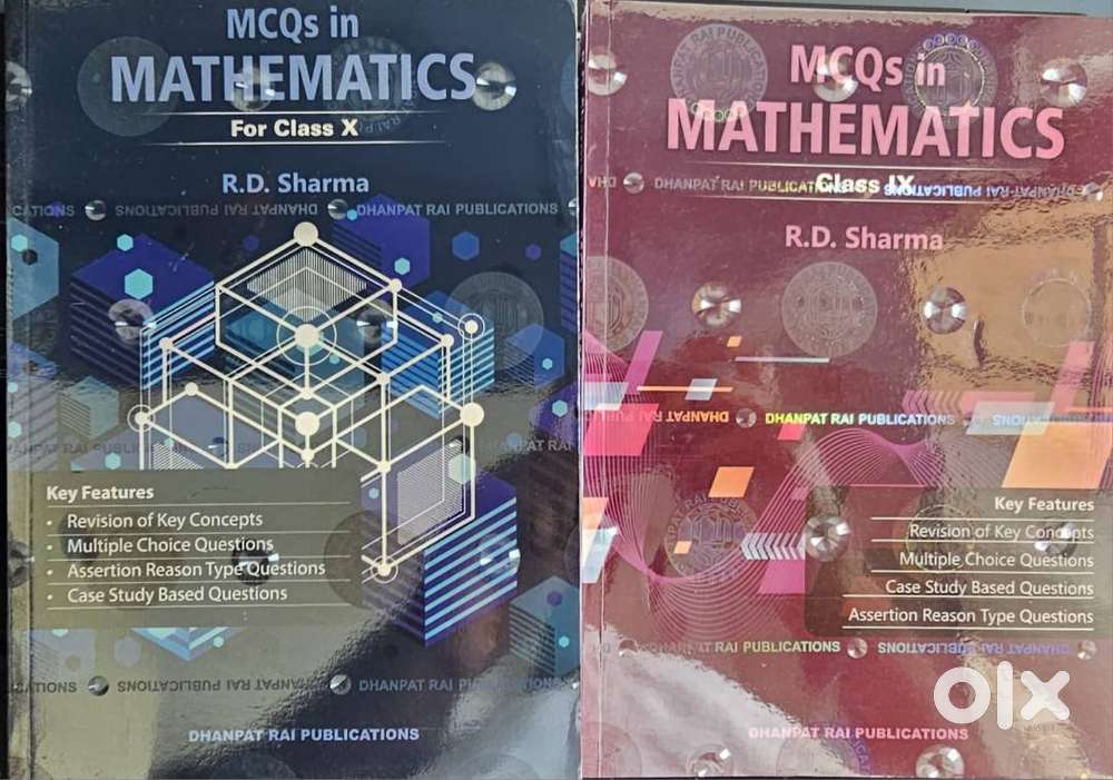 RD Sharma Mathematics text book 9th and 10th & MCQ's