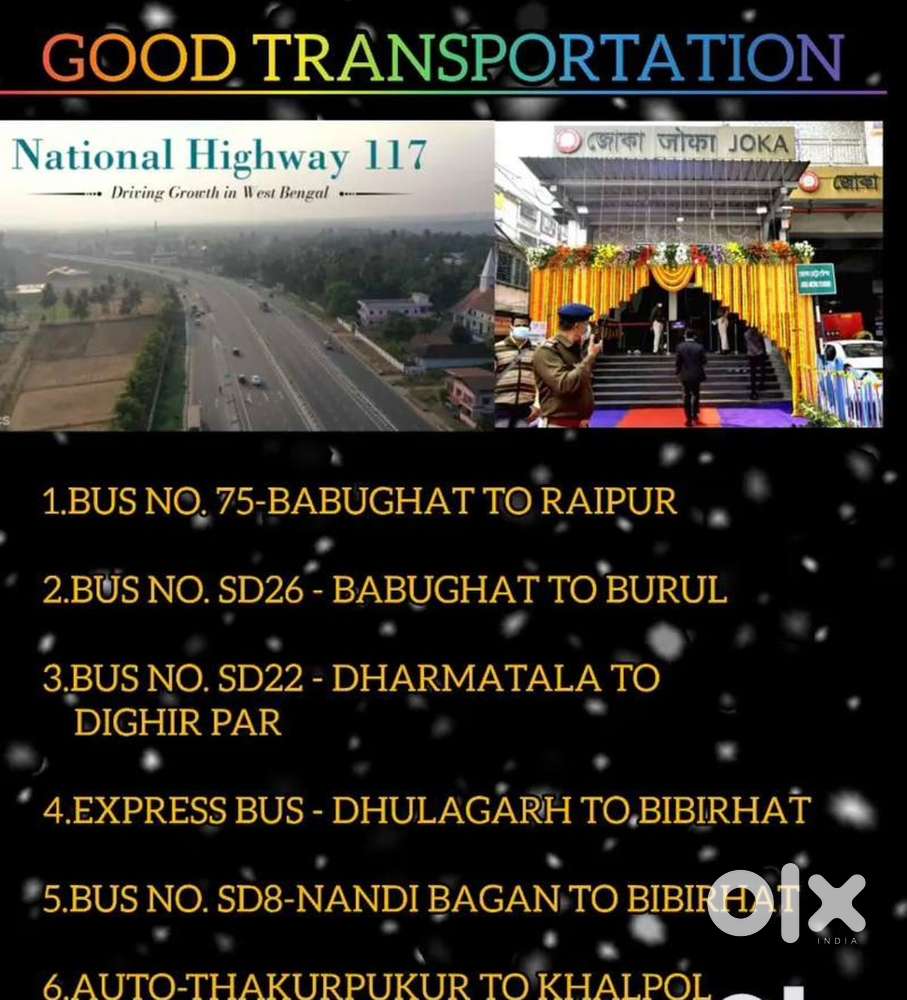 0% INTEREST WITH 3 YEARS EMI LAND FOR SALE NEAR JOKA METRO