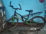 A cycle is in a good condition and 1 year old  and with 2 socar 1year