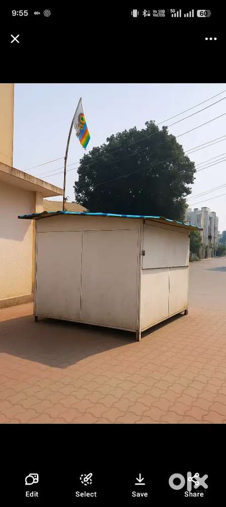Open door counter, steel made ,