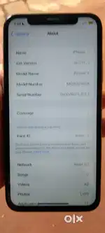 Iphonex battery  helt 100/