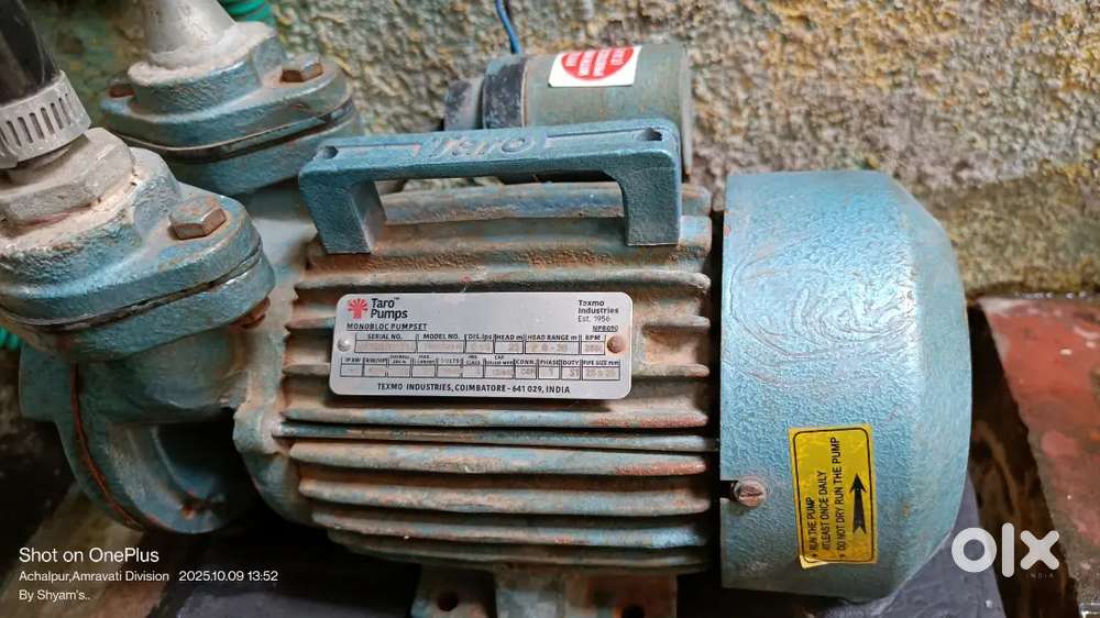 For sale... Taro (Texmo) original new type water pump