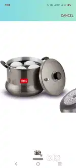 Ideal non stick idily maker