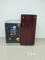 Lg 192ltrs fridge & Whirlpool 6.2kg machine sjdhd free home delivery