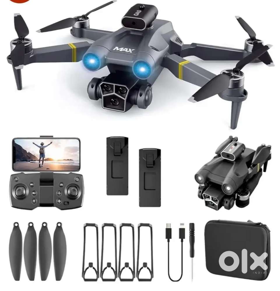 M3-MAX Brushless Toy Drone with 4K UHD Camera, Stable Flight.