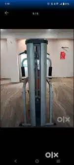 Multi station gym equipment