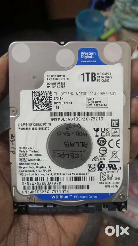 Western digital 1TB HDD