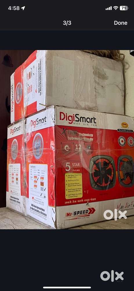Digi-smart exhaust fresh air fans 9-inch (price is negotiable)