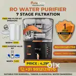 New RO Water Purifier Fully Automatic, 7 Stages Filter 1 Year Warranty