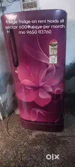 Rent fridge single door ₹600 per month Noida