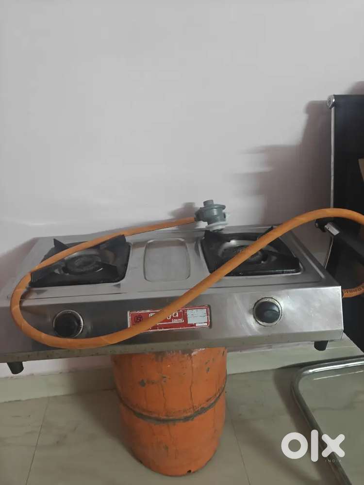 Gas cylinder + stove + regulator for sale