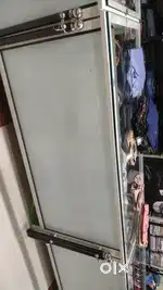 Readymade shop counter with glass racke