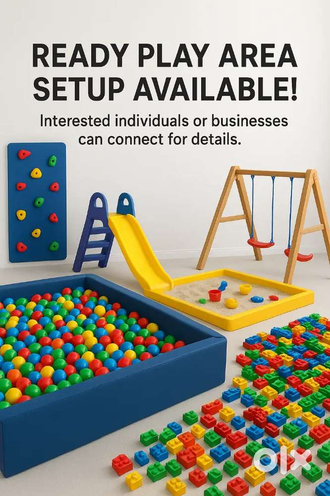 Kids indoor playzone setup