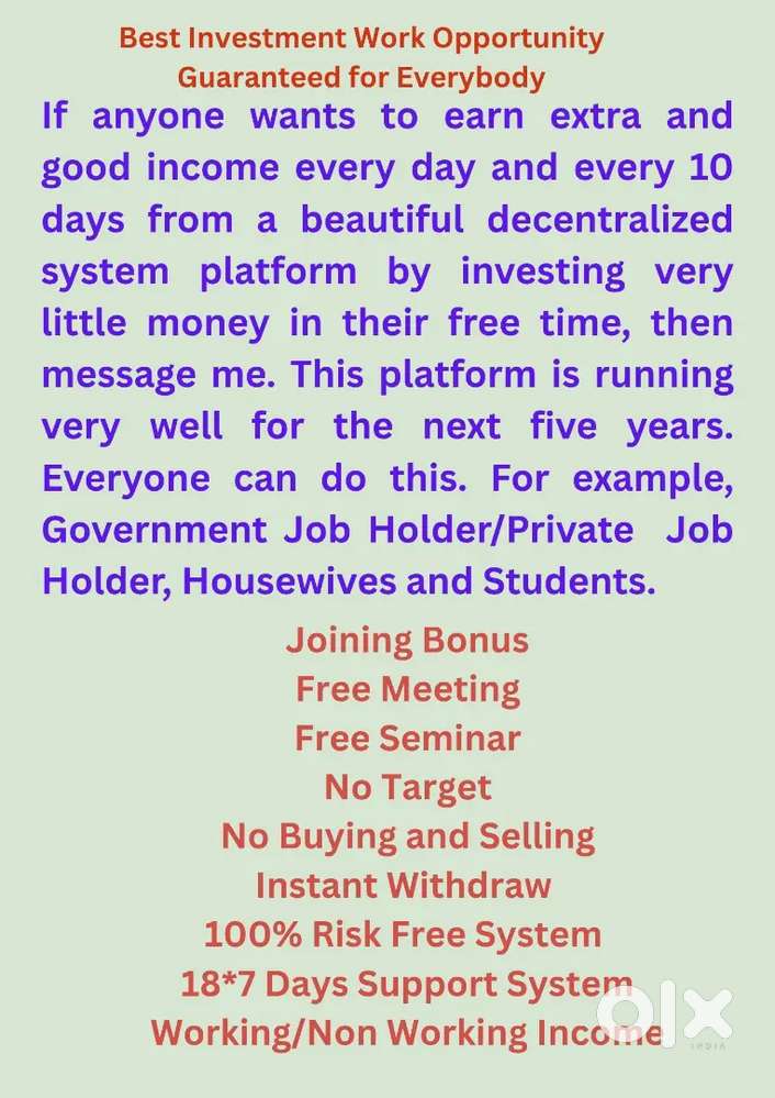 Earn money in your free time