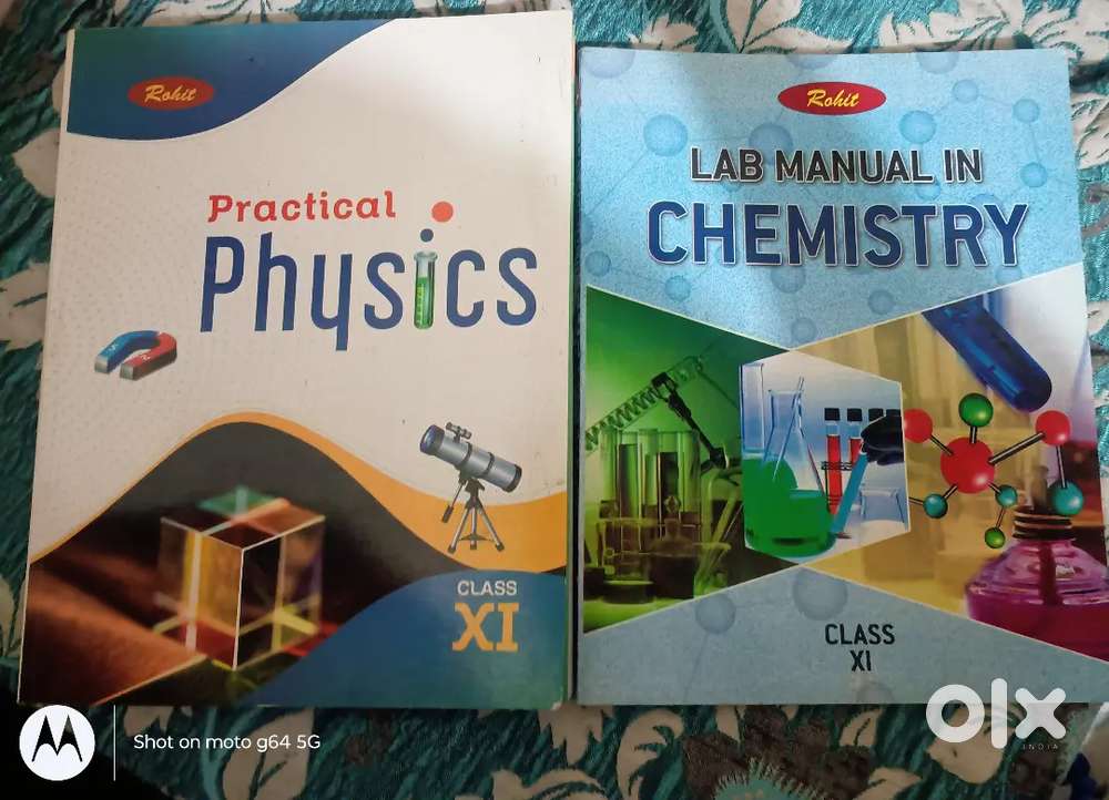 Rs 500 rohit brand new lab manual chemistry and physics