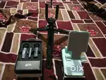 Camera tripod with mike