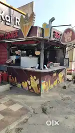 Shop comercial cabin with running softy icecream business