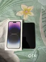 Iphone 14 pro max 128gb purple good condition with bill box