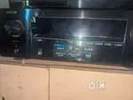 AVR DENON WITH TWO SONY SPEAKERS