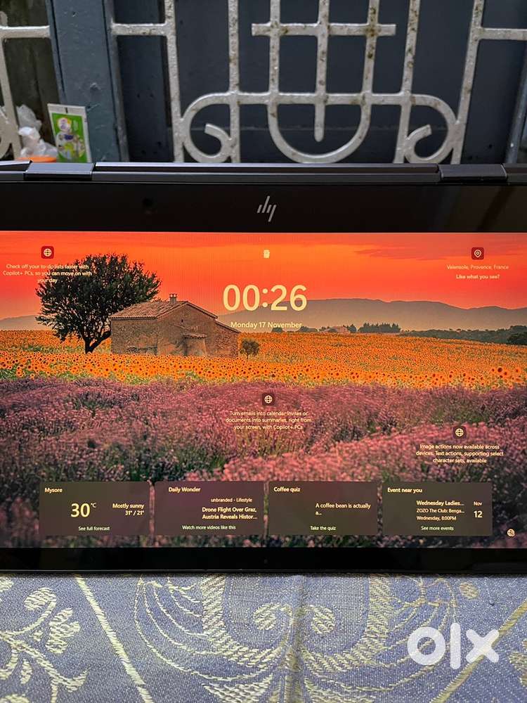 HP -ENVY 360 degree convertible Laptop . Touch screen . Touch id  .