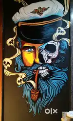 Hukka Baar Graffiti Wall Art Paintings