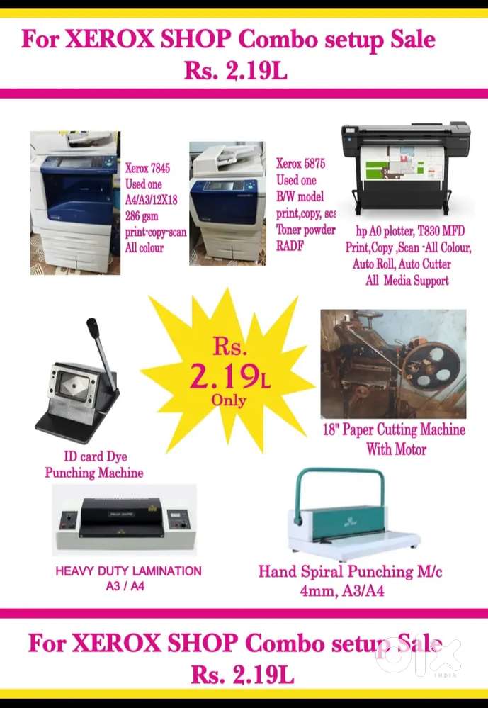 A0 plotter with combo setup sale for shop...
