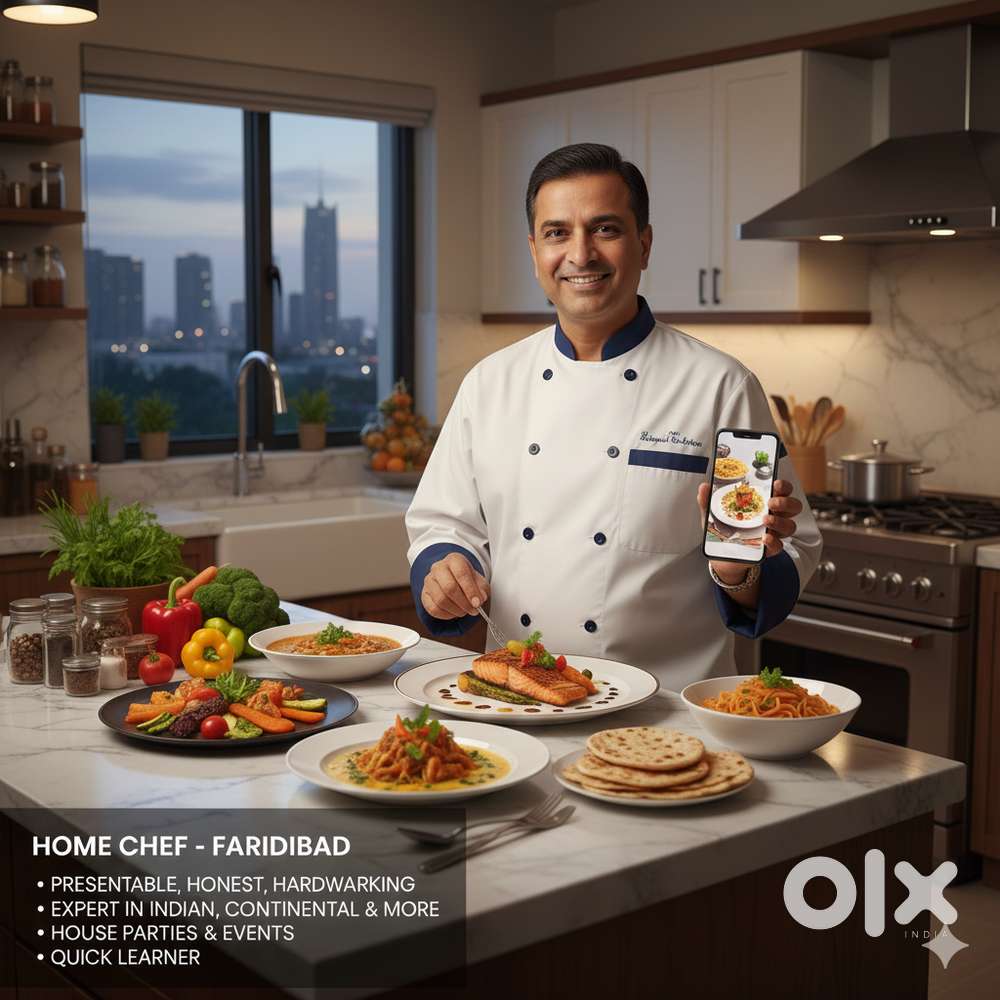 Cook / Chef for Home in Faridabad